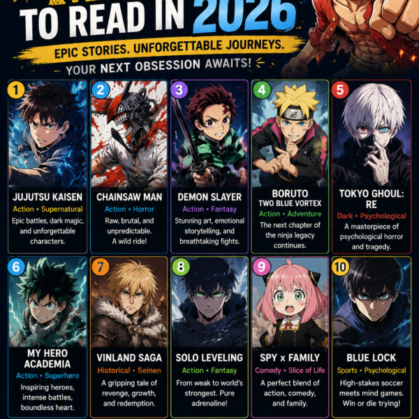 Best Manga to Read in 2026: 25 Must-Read Manga Series for Every Fan