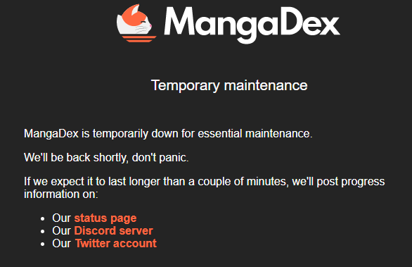 Is MangaDex Down Reddit